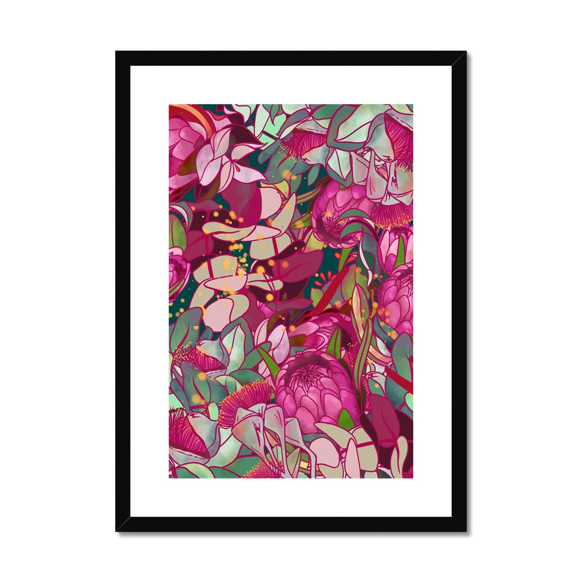 "Bouquet" Framed & Mounted Print